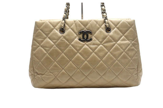 Chanel Quilted Leather Chain Shoulder Bag