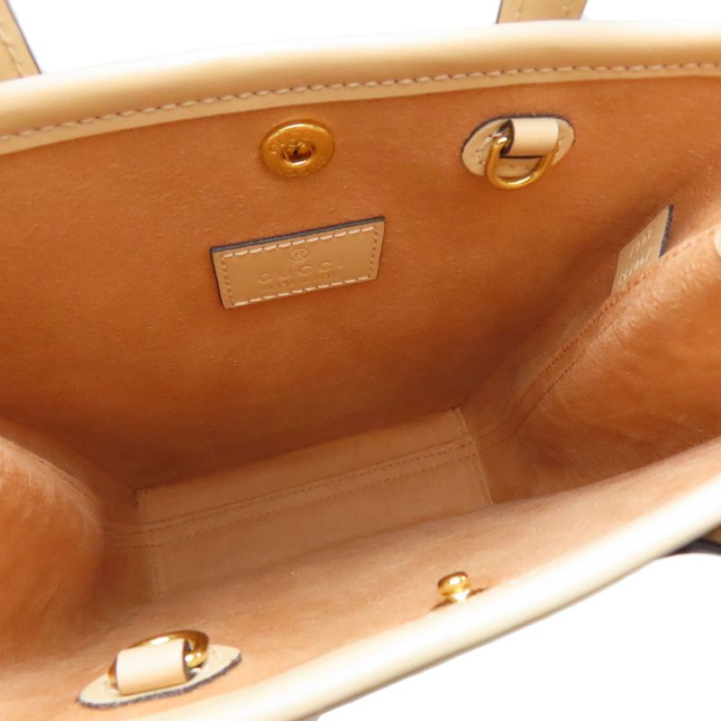 Gucci 790133 GG Super Mini Bag Handbag PVC Ladies