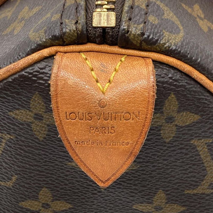 Louis Vuitton Speedy 25 Handbag Monogram Canvas M41528 Vi0913 Mini Boston Old