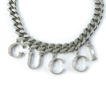 Gucci 675769 Interlocking Necklace Current Model Script Logo Kihira Chain
