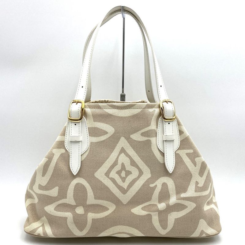 Louis Vuitton M95674 Taisienne PM Tote Bag Beige Canvas/leather