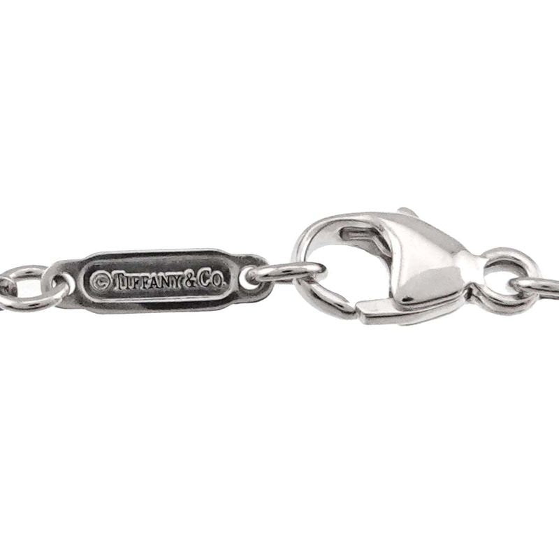 Tiffany & Co Tiffany & Co Fringe Necklace 455cm (1791in) 18K WG White Togo Old