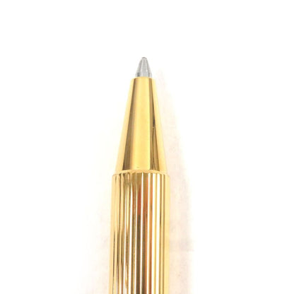 Cartier Must De Cartier Ballpoint Pen With Stripes Gold With Case Made In