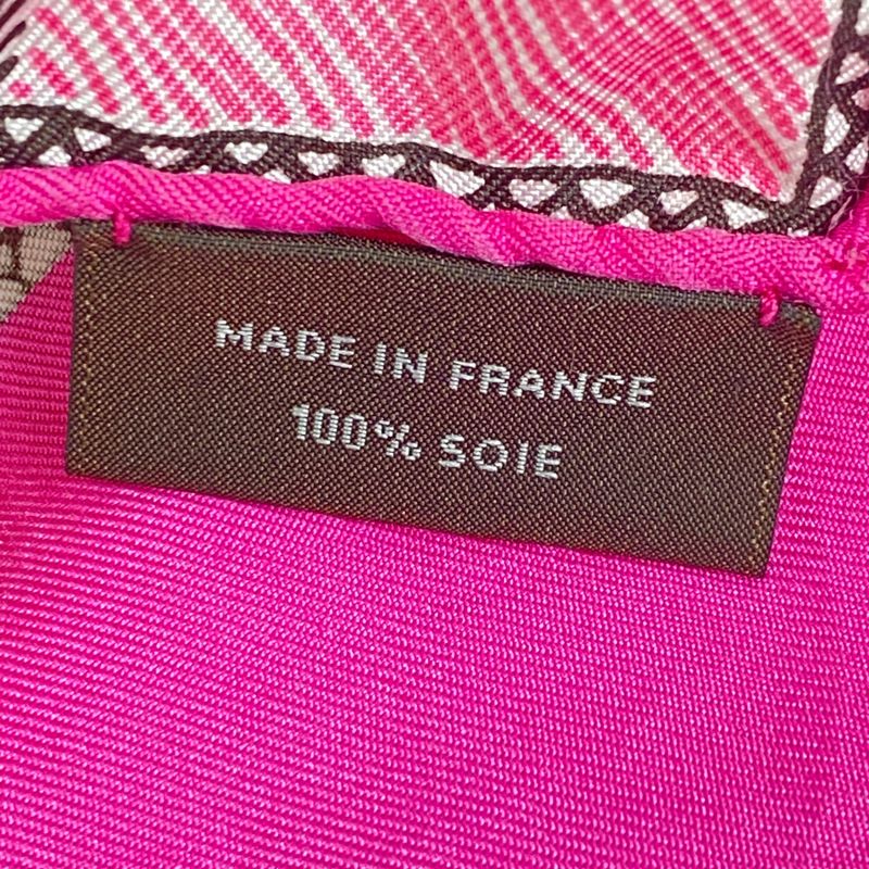 Hermes Carre 90 Scarf Silk Wash Favolie Du Faubourg Multicolor