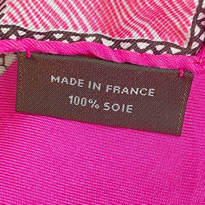 Hermes Carre 90 Scarf Silk Wash Favolie Du Faubourg Multicolor