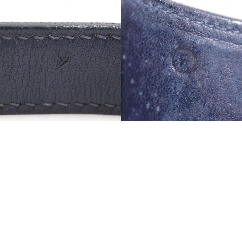 Hermes Constance 24 Vintage Box Calf Navy Blue/gold Hardware 0F Ladies Shoulder