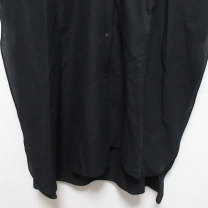 Loewe Pauraz Ibiza Cotton Linen Sleeveless Oversize D Blouse Size S Black