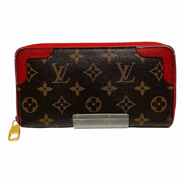 Louis Vuitton Monogram Zippy Wallet Retiro M61854 Long Wallet Women