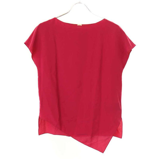 Hermes 19ss Asymmetrical Silk Top 96-7602 Pink 34