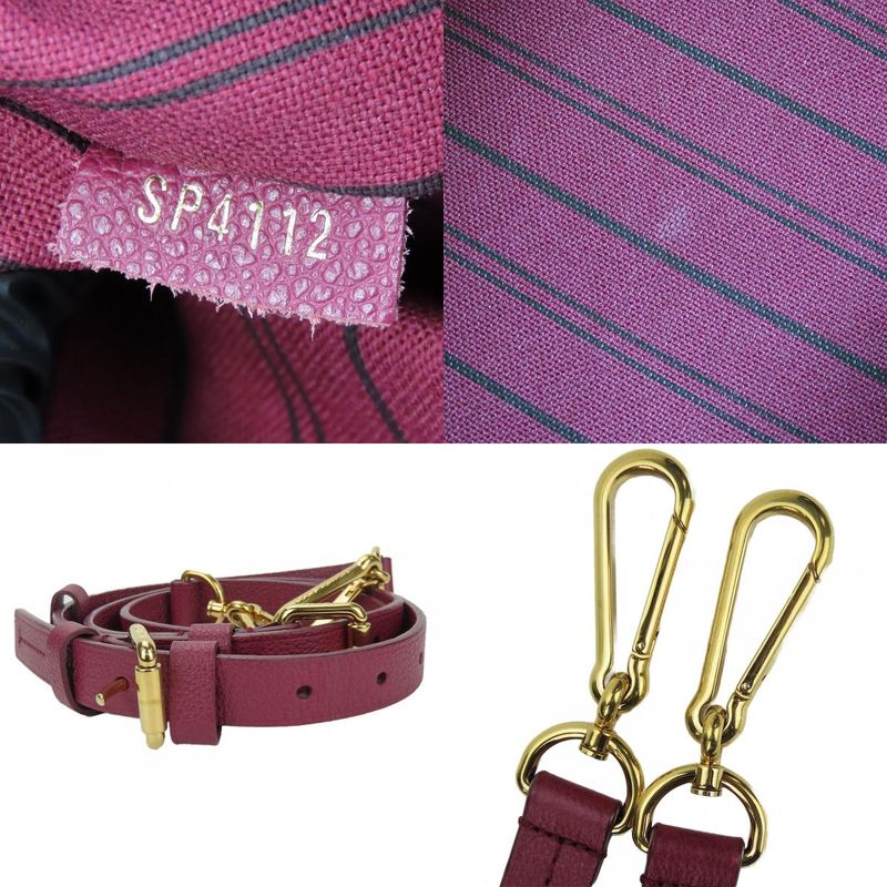Louis Vuitton Speedy Bandoliere 25 M40764 Monogram Empreinte Purple Aurore 2WAY