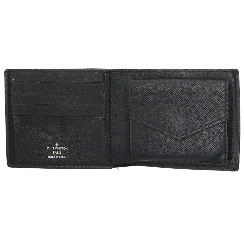 Louis Vuitton M62545 Portefeuille Marco Monogram Eclipse Bifold Wallet For Men