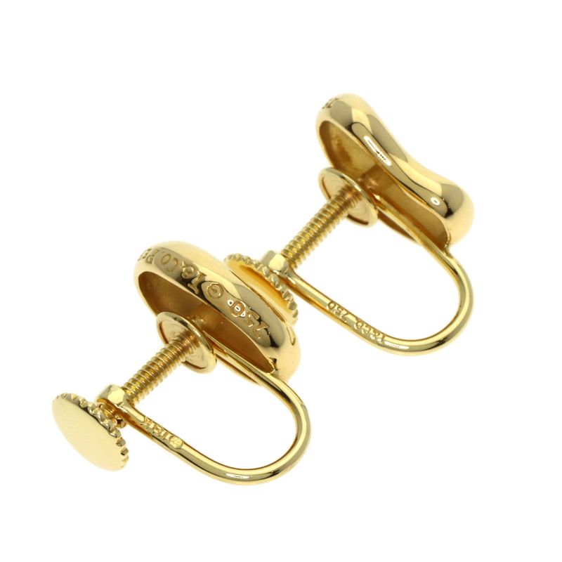 Tiffany & Co Tiffany & Co Bean Earrings 18K Yellow Gold Ladies