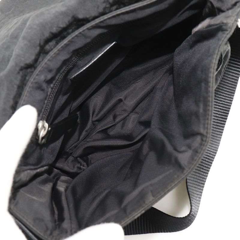 Chanel Sport Line Matelasse Nylon Black Ladies Shoulder Bag