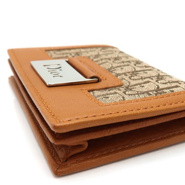 Christian Dior Street Chic Card Case Business Card Holder 0056 Trotter Canvas