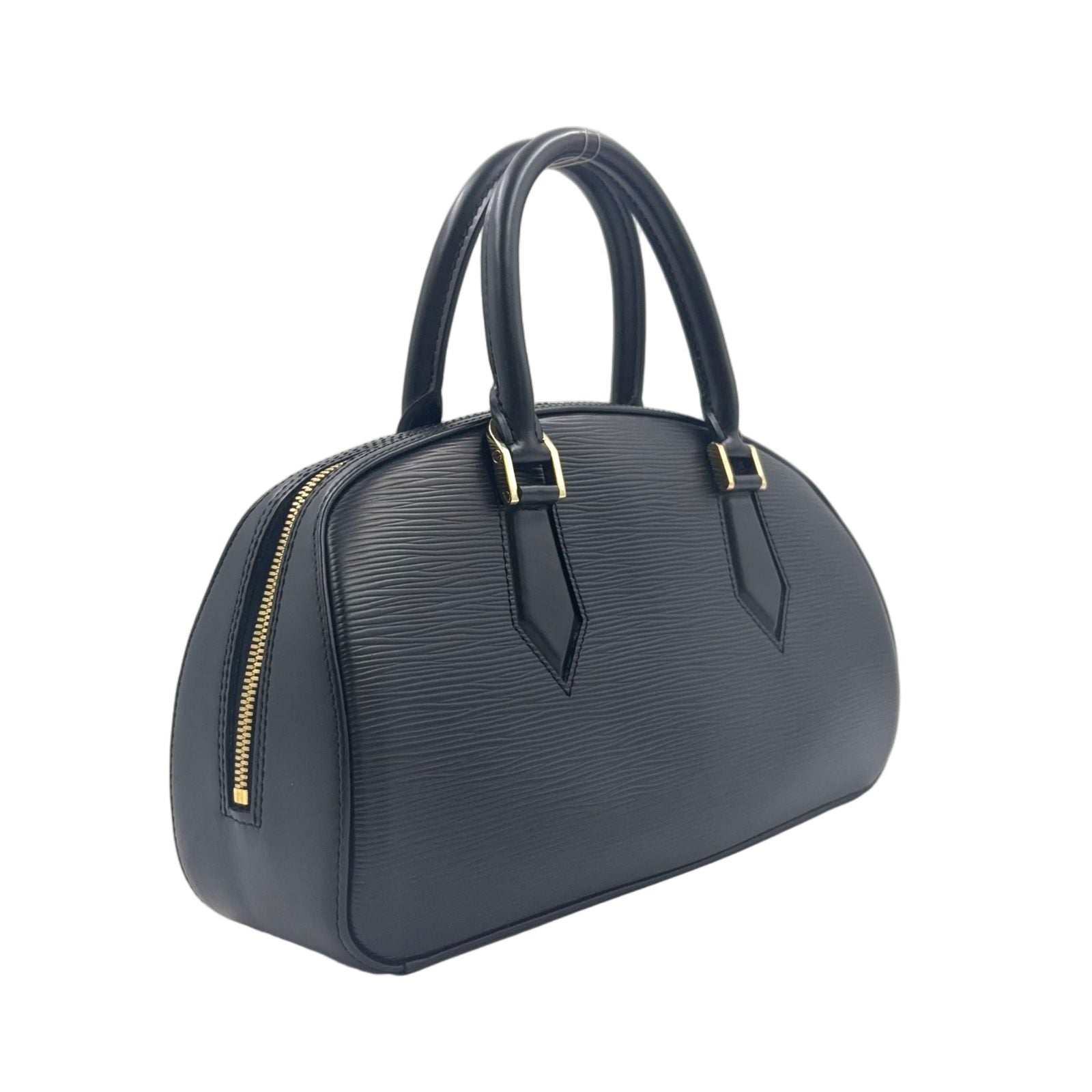 Louis Vuitton Jasmine Epi Noir Leather Black Handbag Gold — view 2