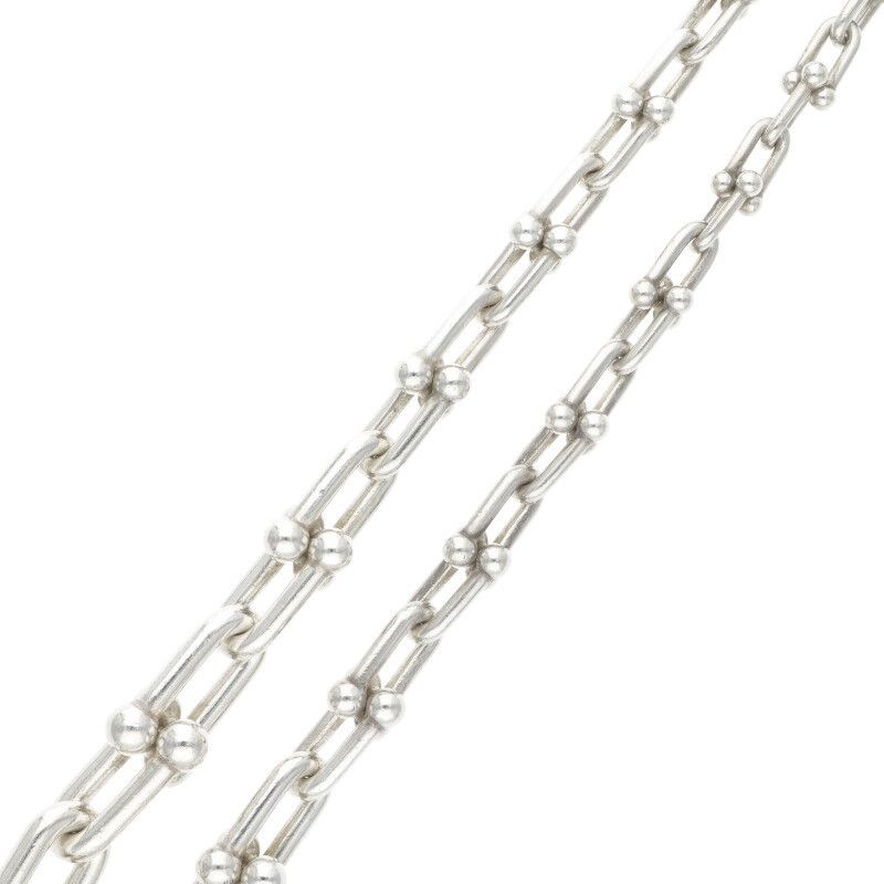 Tiffany & Co Hardwear Graduated Link Silver Necklace Men's 18inch