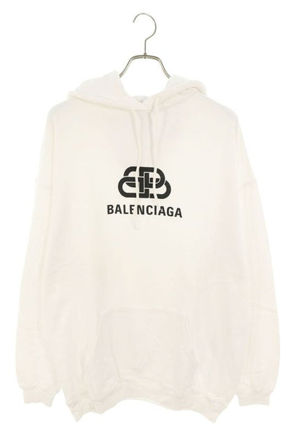 Balenciaga 570792 Tev19 BB Logo Print Pullover Hoodie Men's S