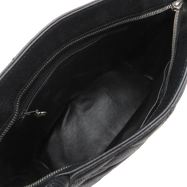 Chanel Tote Bag Revival Tote Caviar Skin Black Silver Hardware Black Coco Mark