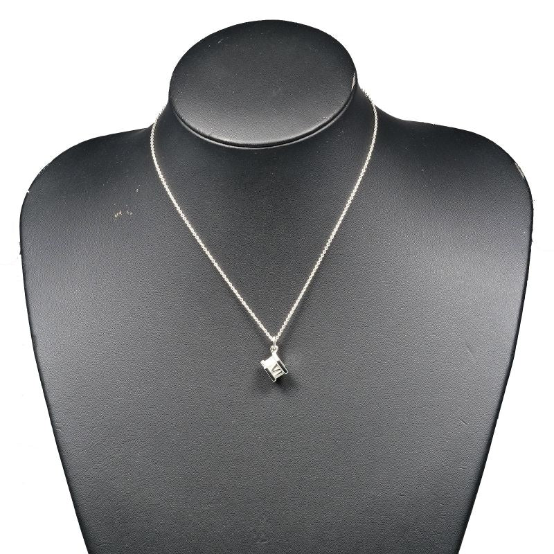 Tiffany & Co Atlas Cube 925 Silver Ladies 7.18g Necklace
