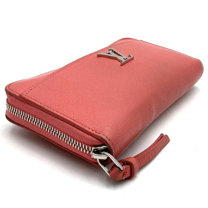 Louis Vuitton M69066 Zippy Lock Me Long Wallet Blossom Pink Leather Women