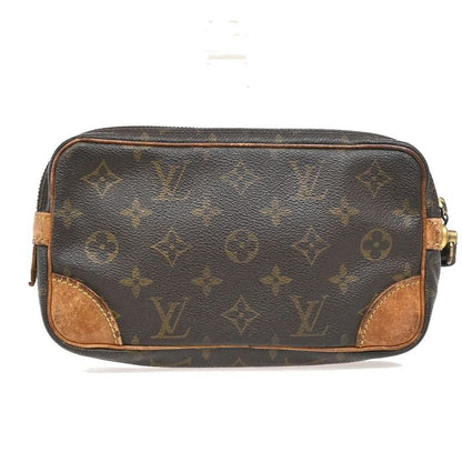 Louis Vuitton Marly Dragonne PM Clutch Bag Monogram Leather M51827 04ka980