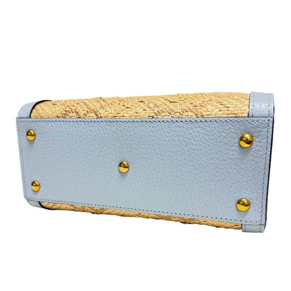 Gucci Diana Mini Tote Bamboo Shoulder Bag Raffia 702732 Beige Ladies Gucci