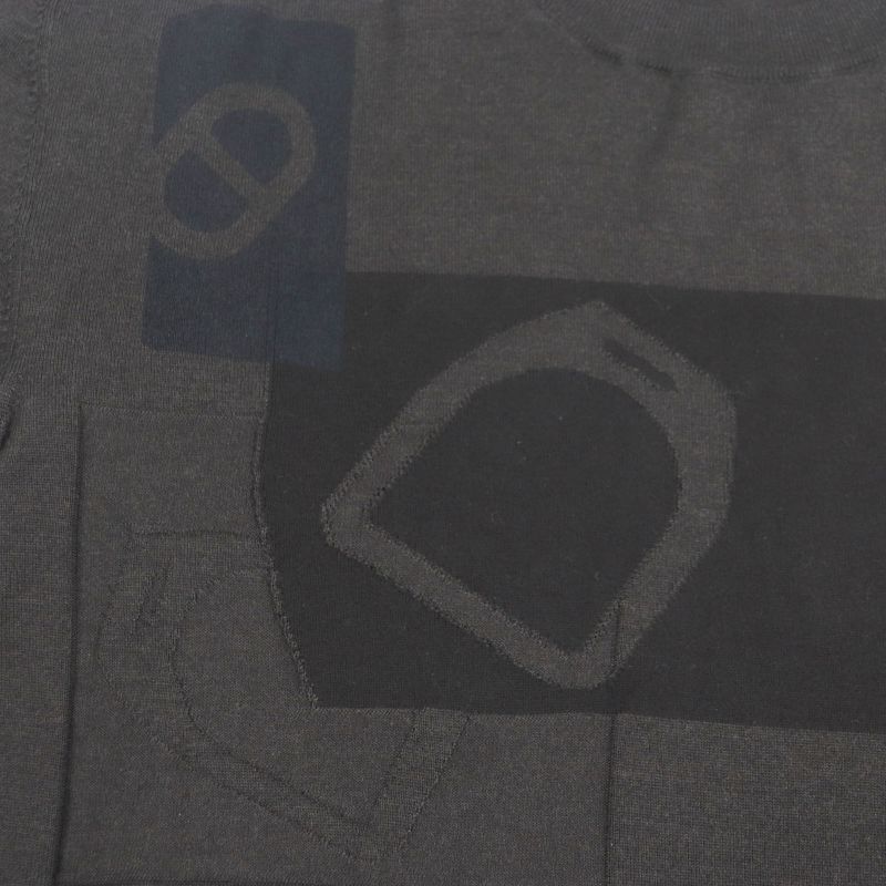  Hermes 23AW Cashmere Silk Chaine D'ancre Horsebit Etrille Paddock Crewneck