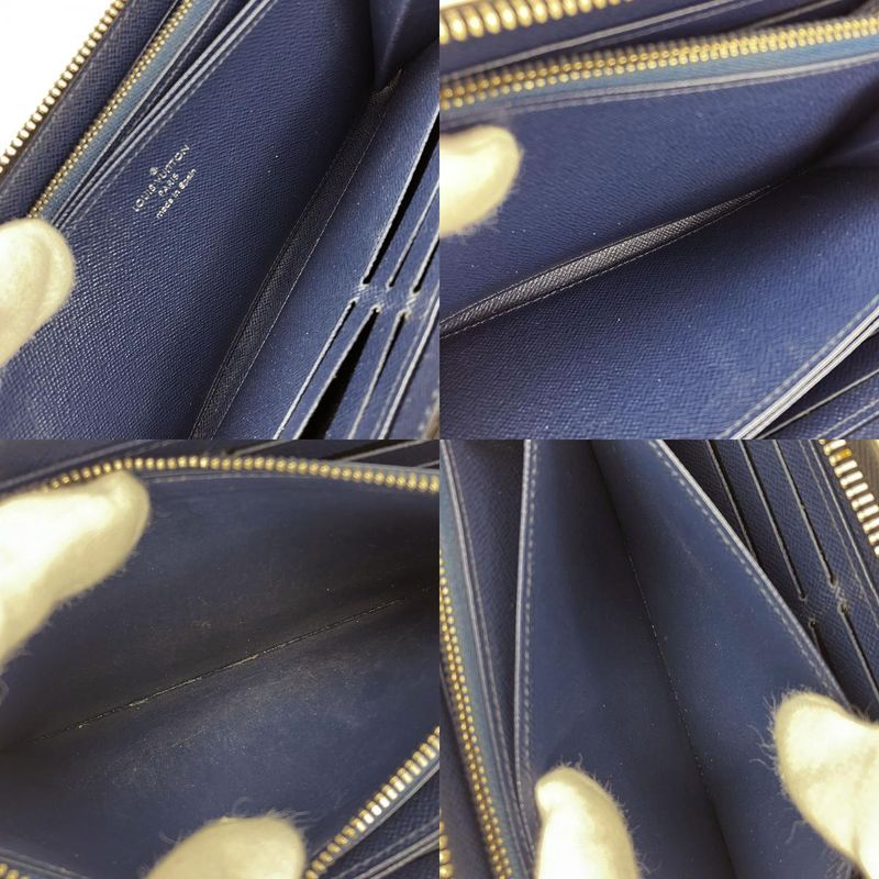 Louis Vuitton Long Wallet Zippy Wallet M62983 Epi Leather Black Red White