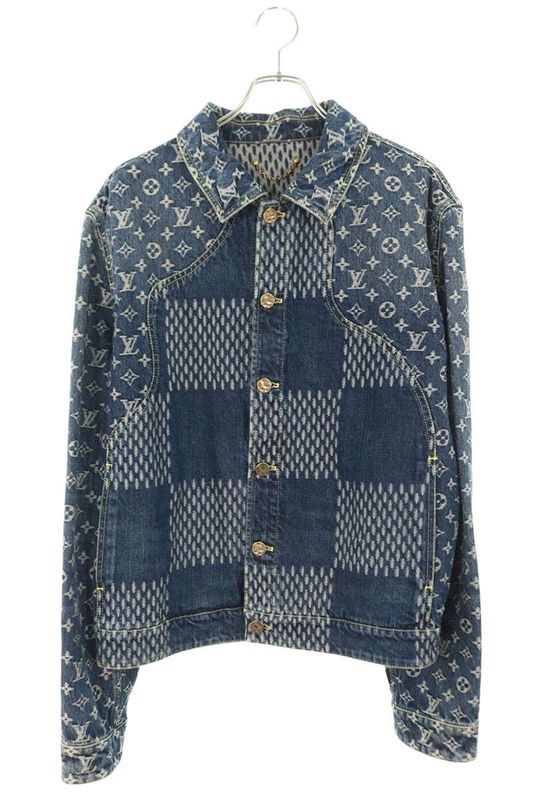 Louis Vuitton 20AW Rm202m UZC Hja10w Denim Jacket Men 50