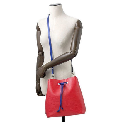 Louis Vuitton Handbag Epi NeoNoe 2-Way Red Coquelicot Blue