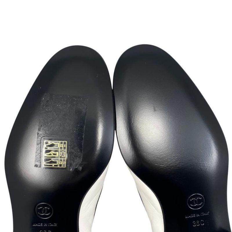 Chanel Loafers Fringe Moccasins G45405 B15187 Nt864 36 Size Calfskin Coco Mark