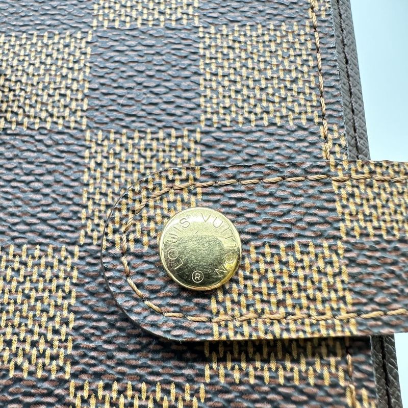 Louis Vuitton R20700 Agenda PM Damier Notebook Case Brown Ladies Men Fashion