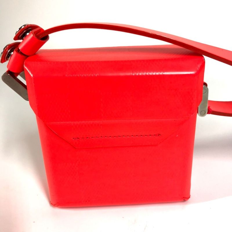 Louis Vuitton Shoulder Bag Marty M92160 Damier Gracée Leather Coral Red