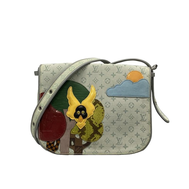 Louis Vuitton Shoulder Bag Conte De Fe Musette M92279 Gray