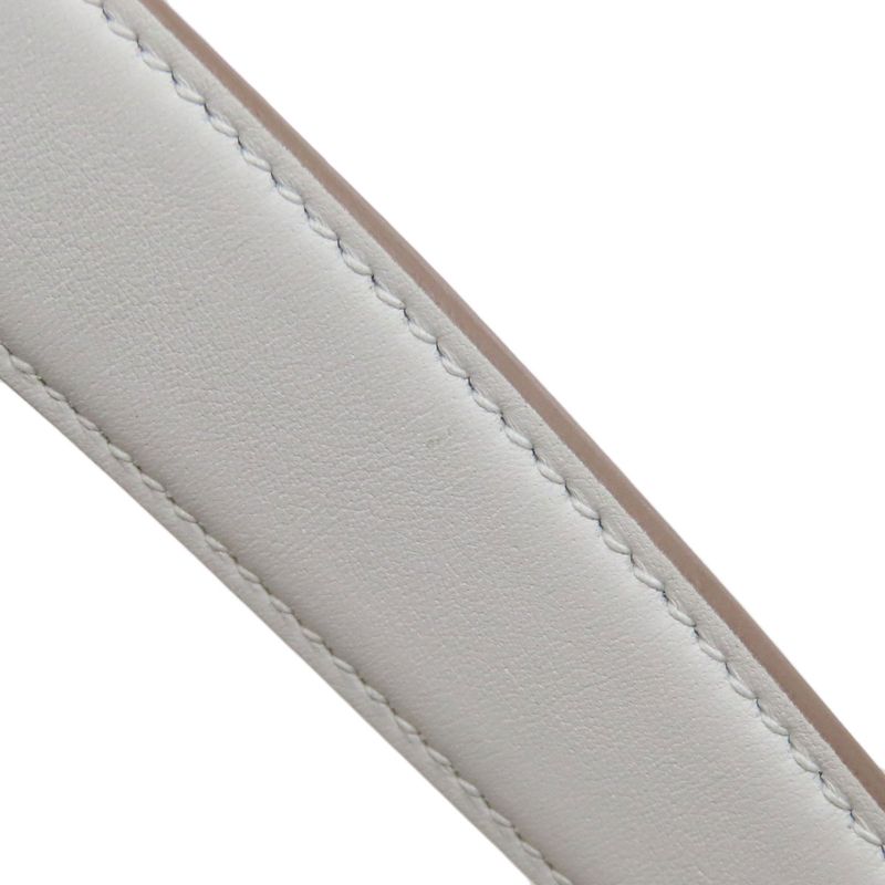 Hermes Evelyn Neo Etop Silver Hardware Shoulder Bag Toile Offiche Women