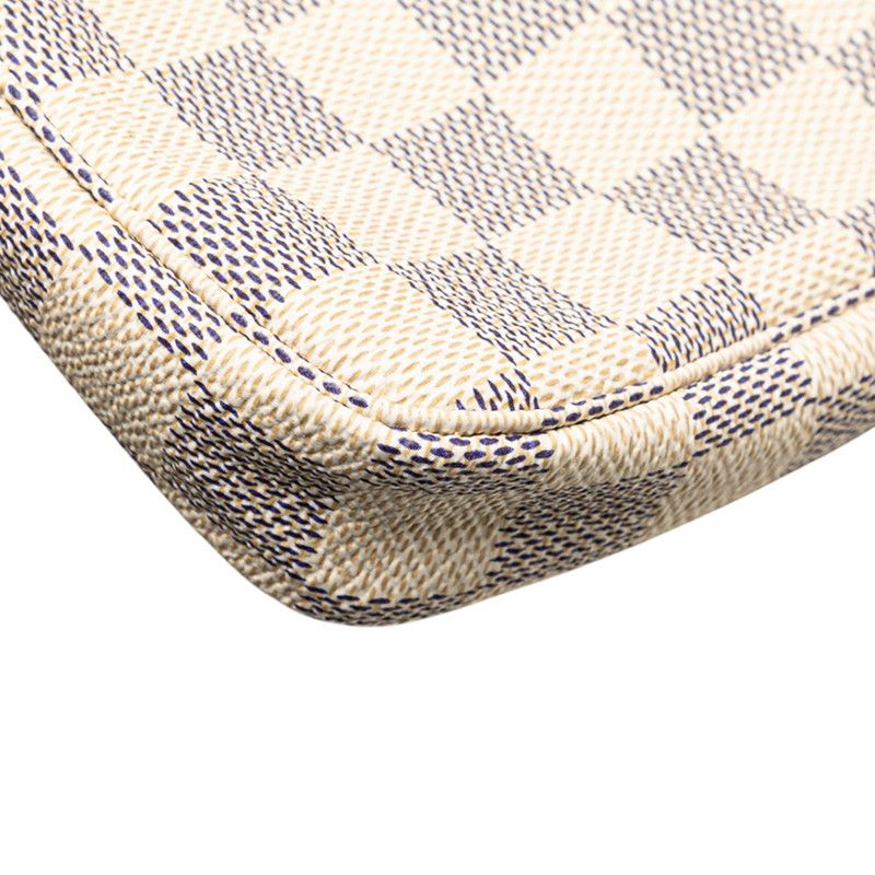 Louis Vuitton Damier Azure Mini Pochette Accessoire Accessory Pouch Handbag