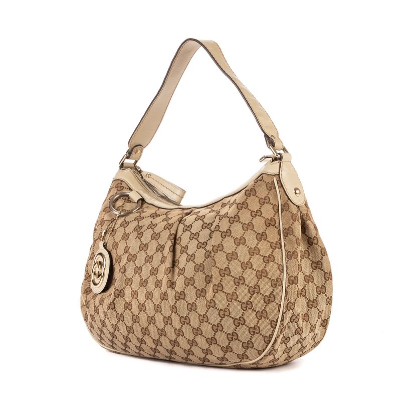 Gucci Suki Brown/beige Monogram Canvas A