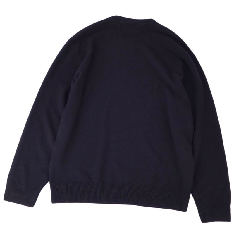 Hermes Knit 23AW Sweater Pullover Leather Knitting