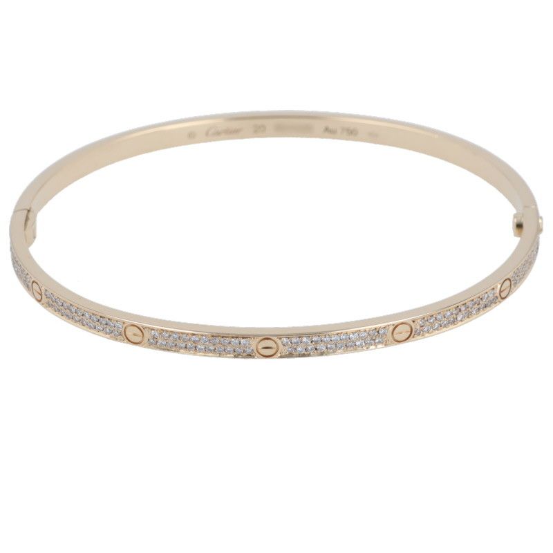 Cartier LOVE Bracelet SM Love Bracelet 18K Yellow Gold After PAVE Diamond