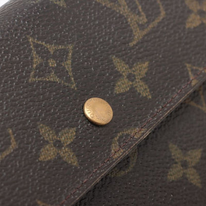 Louis Vuitton Monogram Porte Trésor International Long Wallet M61215 Brown Made