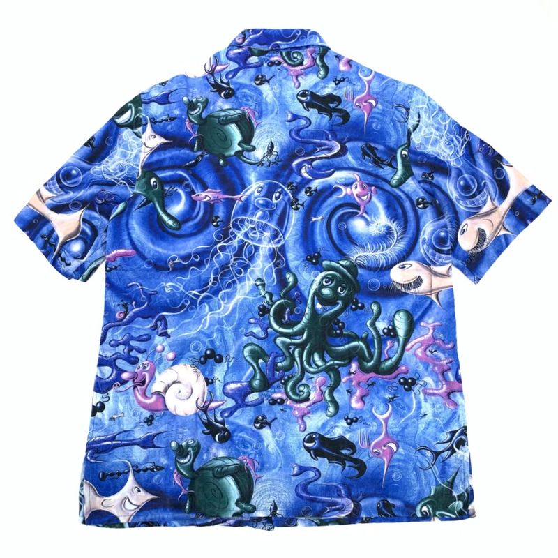 DIOR X Kenny Scharf All Obliked Short Sleeve Shirt Kim Jones Obliked Aloha