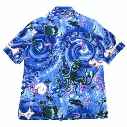 DIOR X Kenny Scharf All Obliked Short Sleeve Shirt Kim Jones Obliked Aloha