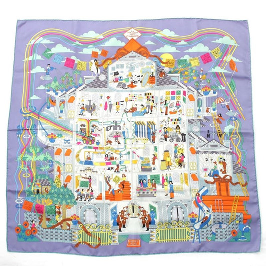 Hermes Silk Carré 90 Maison DES Carres Maison Des Carrés Scarf Multicolor