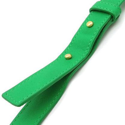 Bottega Veneta Shoulder Bag Candy Cassette Maxi Intrecciato Lambskin Green Gold