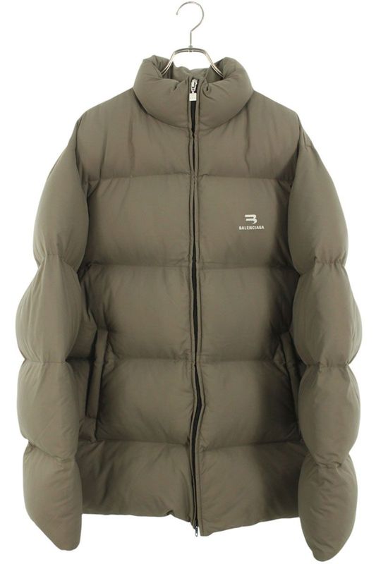 Balenciaga 681440 Tjo03 Grey Quilted Down Jacket Men's XXS