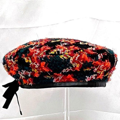 Gucci Beret Green Red Black GG Marmont 729140