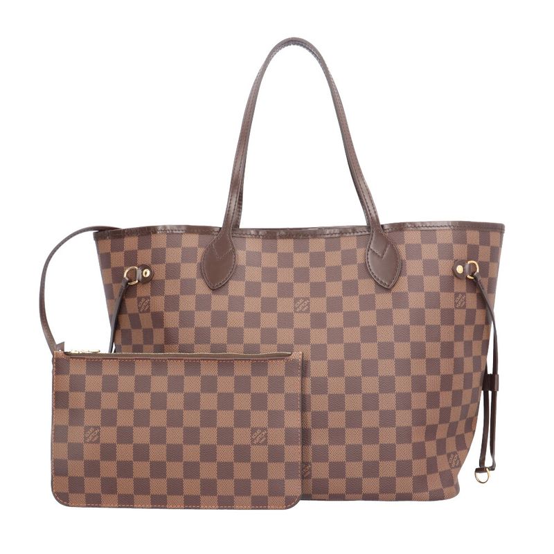 Louis Vuitton Neverfull MM Damier Tote Bag Damier Canvas N40599 Brown Unisex