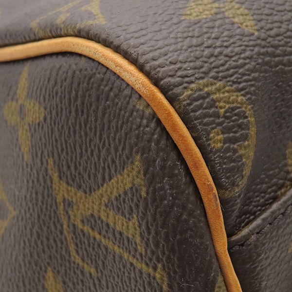 Louis Vuitton Boston Bag Carryall Monogram Canvas Monogram Gold Hardware Brown