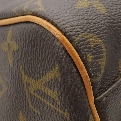 Louis Vuitton Boston Bag Carryall Monogram Canvas Monogram Gold Hardware Brown