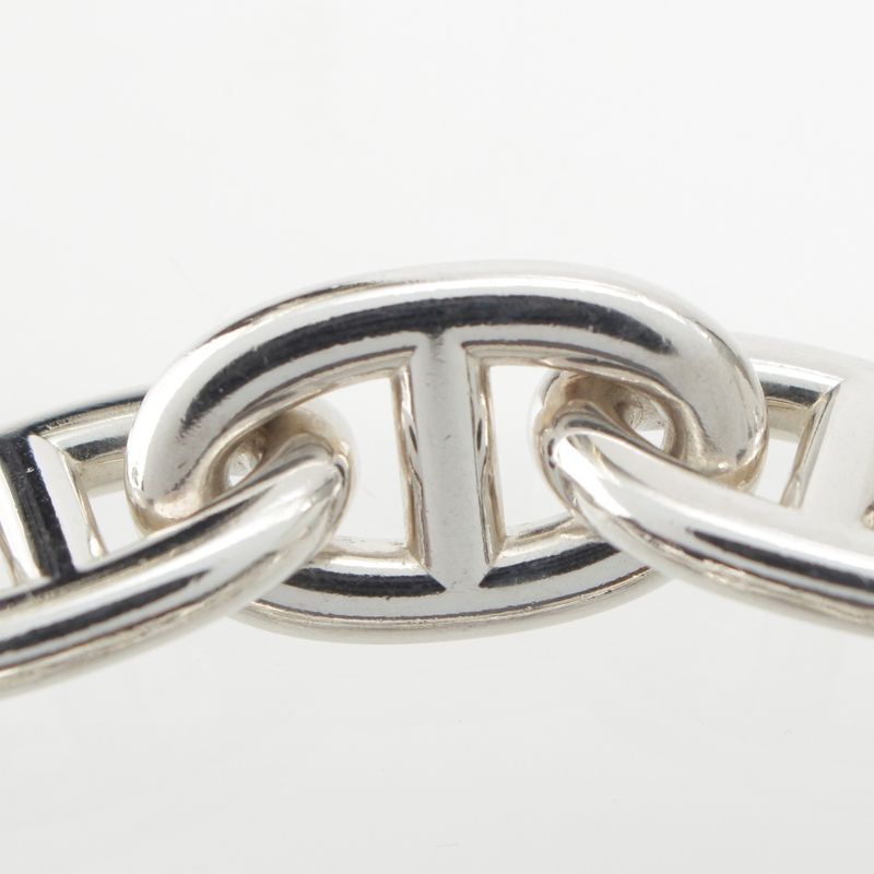 Hermes Chaine D'ancre TGM 12 Pieces Bracelet Accessories Ag925 Silver 1126g
